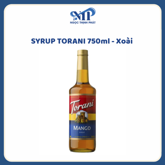 SYRUP TORANI 750ml - Siro Xoài (CTKM: Mua 12 chai giảm 2k/chai, có thể mix)